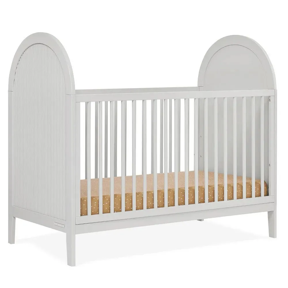 4-in-1 Convertible Crib - Greenguard Gold Certified - Moonstruck Gray