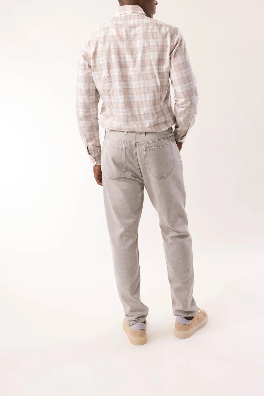 5 Pocket Pant - Light Gray