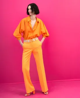 Access Straight Leg Orange Pants