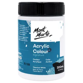 Acrylic Colour Paint Signature 300ml (10.1 US fl.oz) - Titanium White