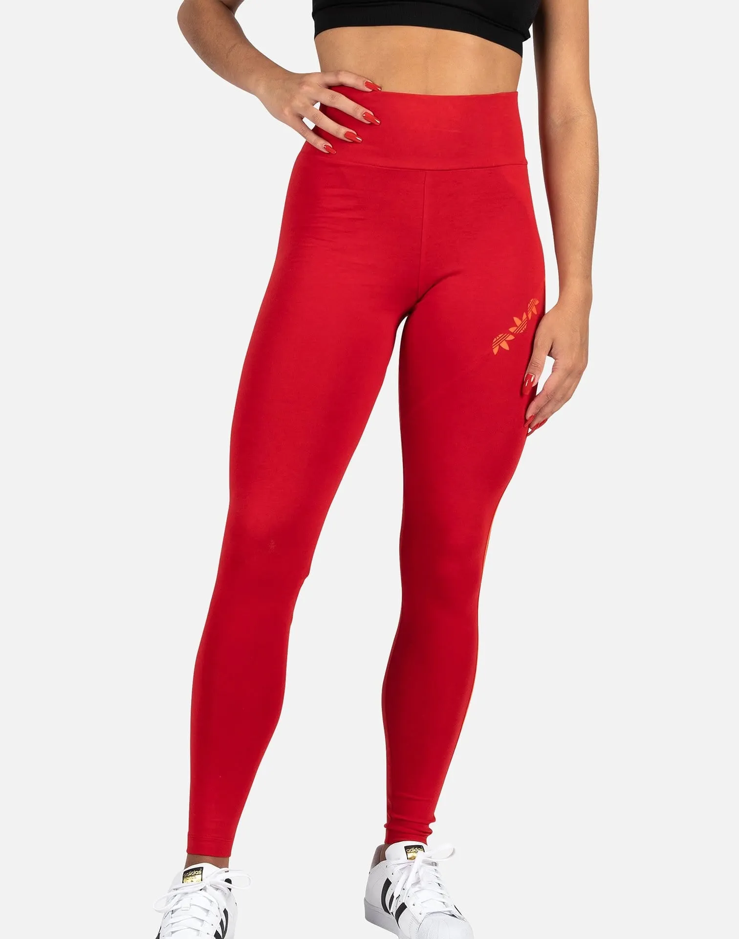 Adidas ADICOLOR SLICED TREFOIL HIGH-WAISTED LEGGINGS