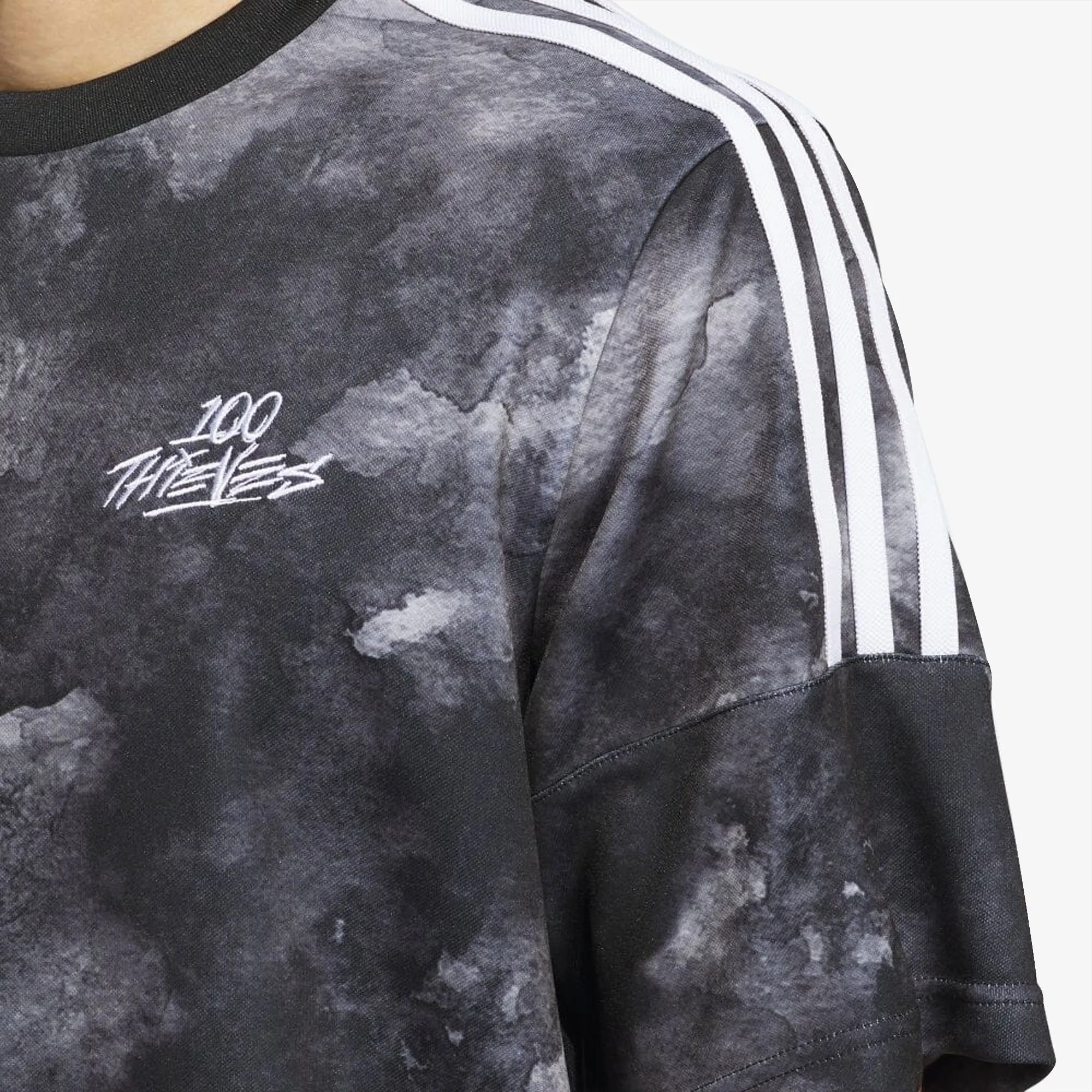 Adidas Originals | 100 THIEVES JERSEY  { BLACK