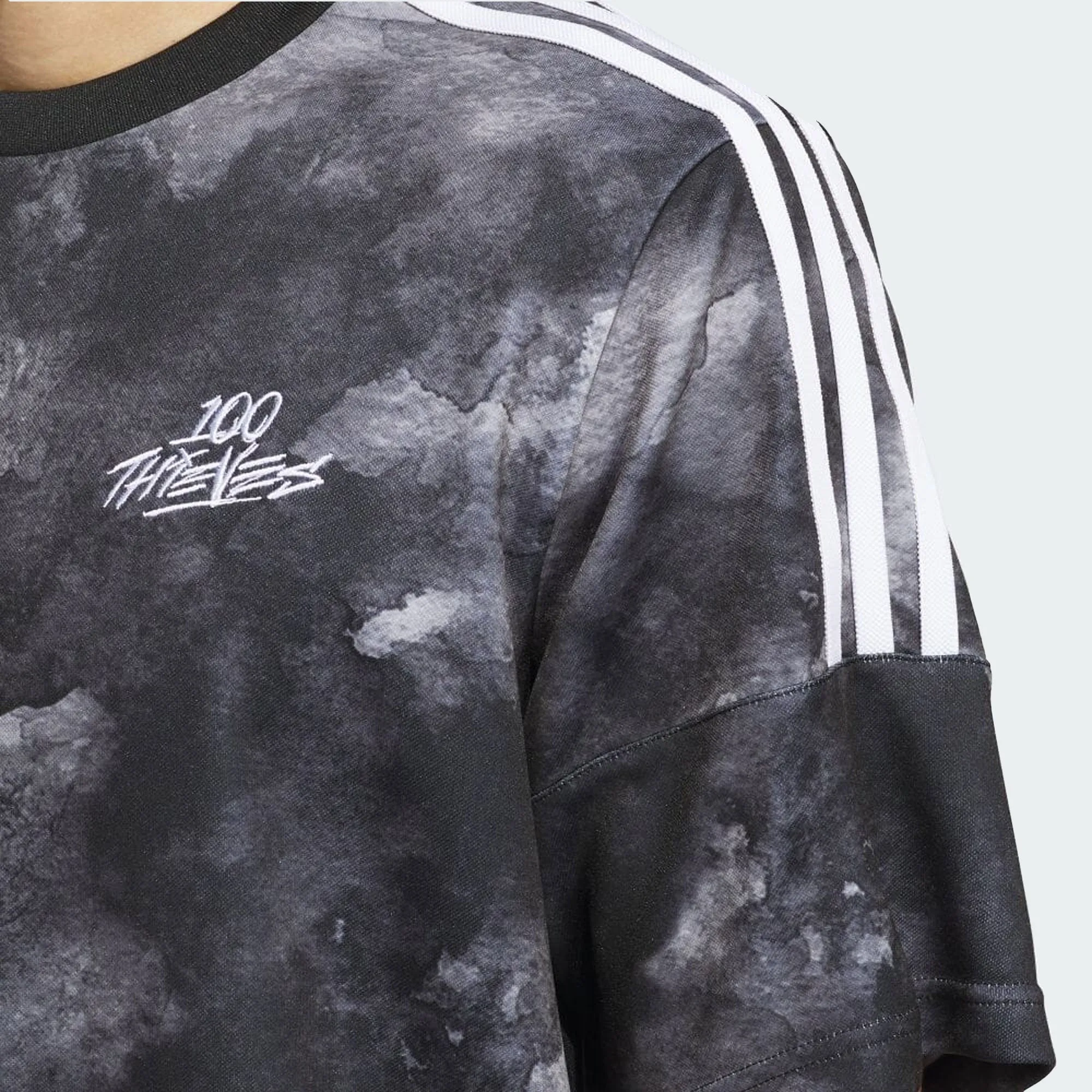 Adidas Originals | 100 THIEVES JERSEY  { BLACK