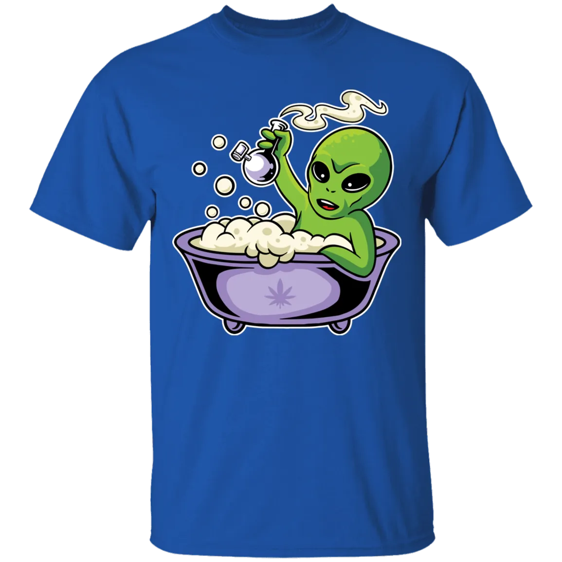 Alien Smoking Bong T-Shirt