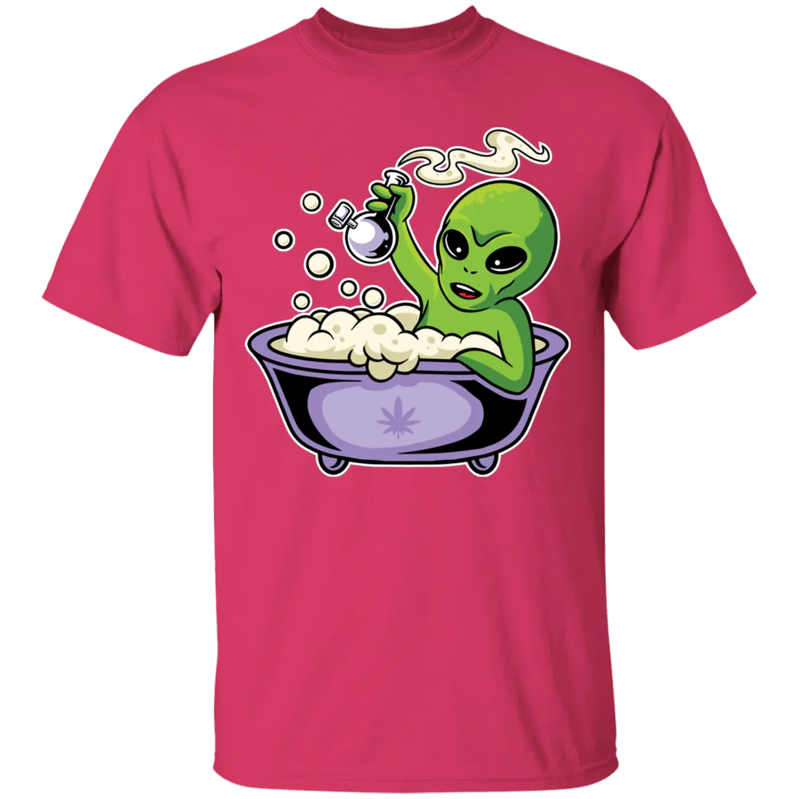 Alien Smoking Bong T-Shirt