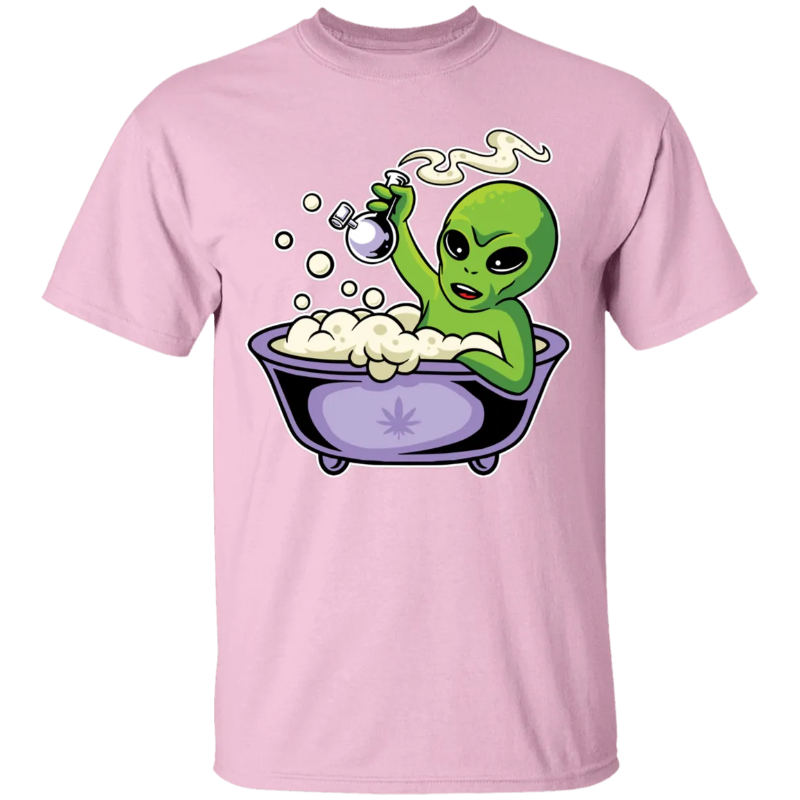 Alien Smoking Bong T-Shirt