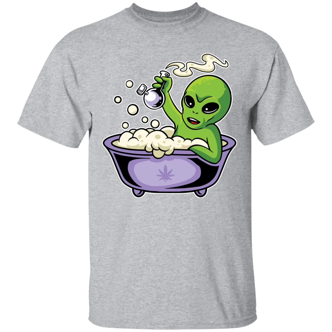 Alien Smoking Bong T-Shirt