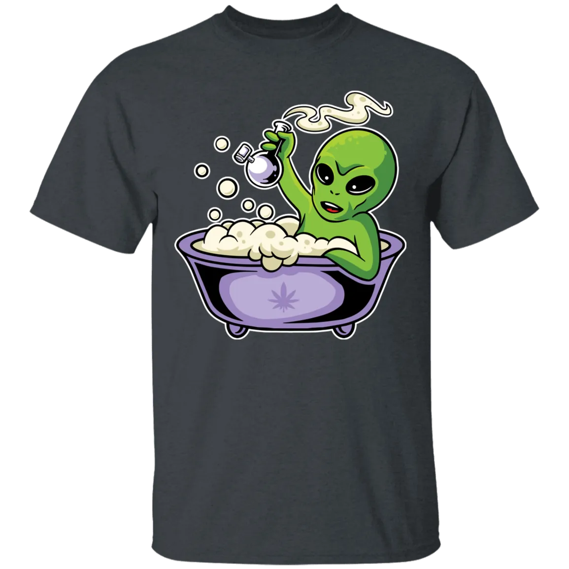 Alien Smoking Bong T-Shirt