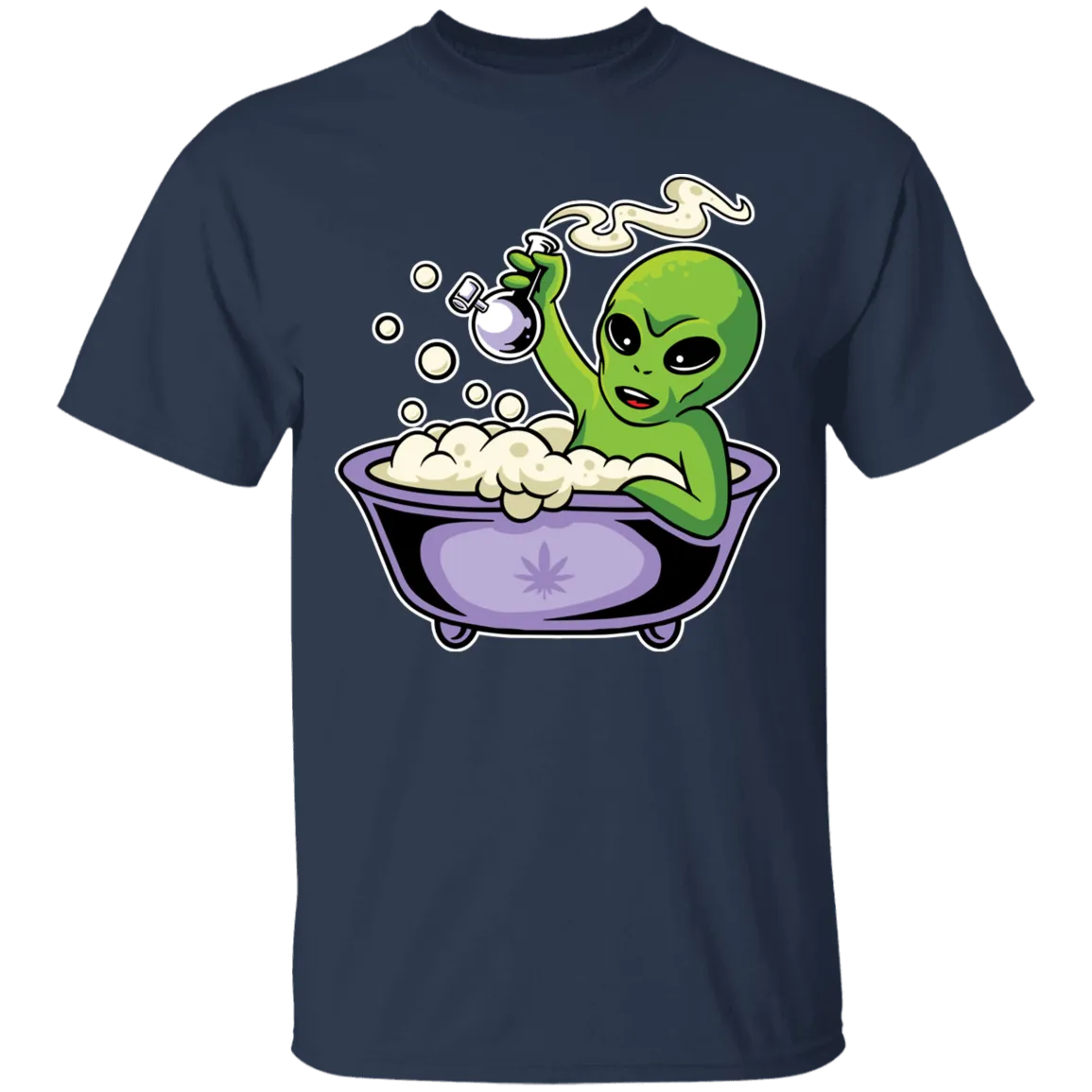 Alien Smoking Bong T-Shirt