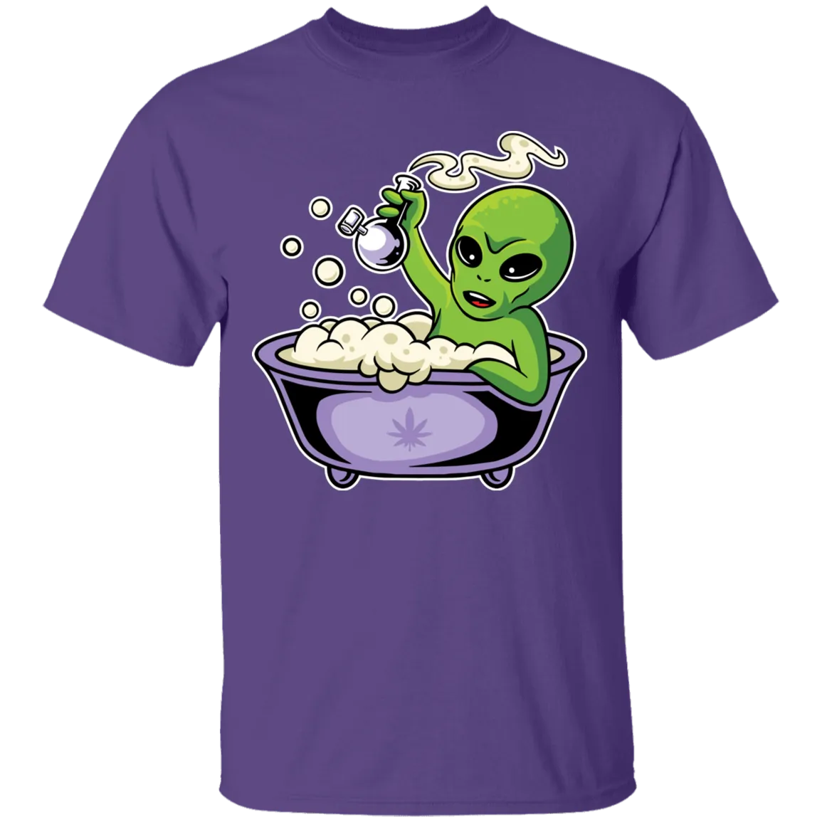 Alien Smoking Bong T-Shirt