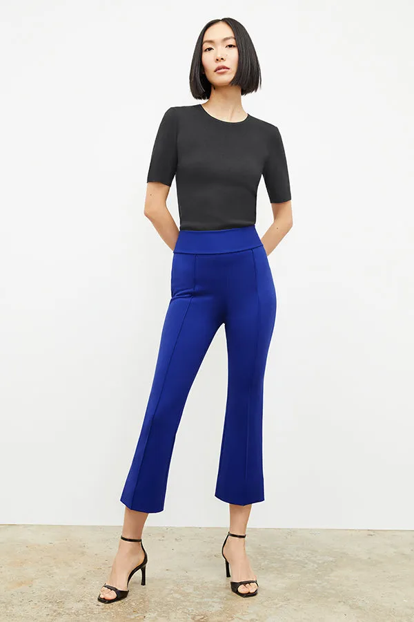 Allyn Pant - Light Ponte :: Electric Blue