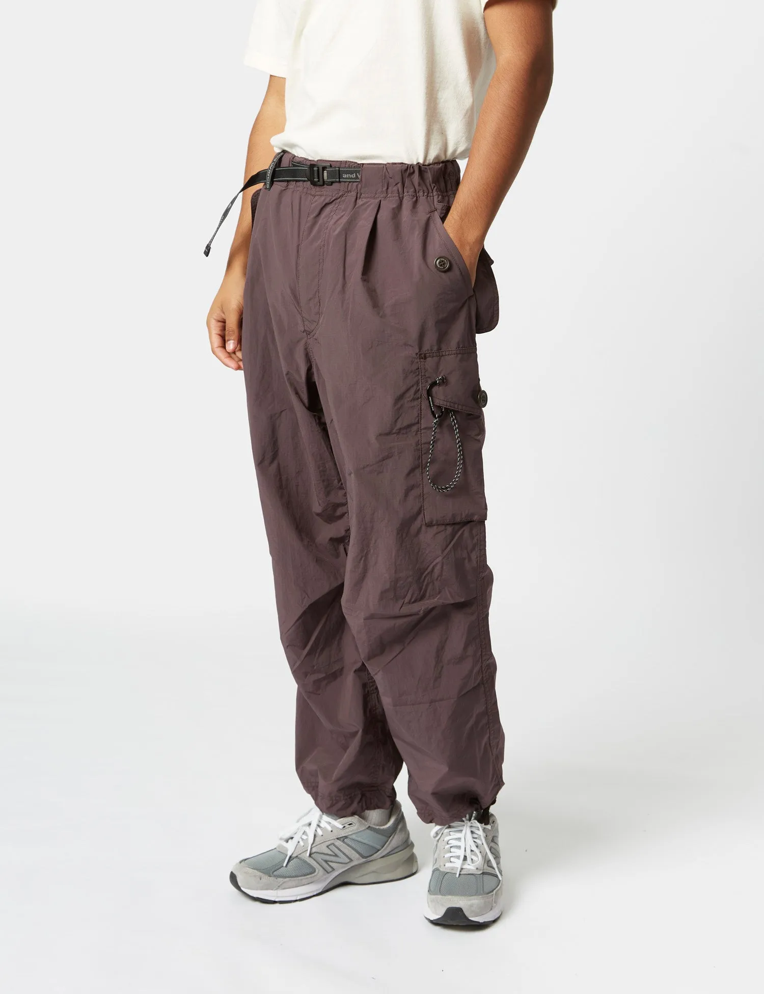 and Wander Oversized Cargo Pants - Brown