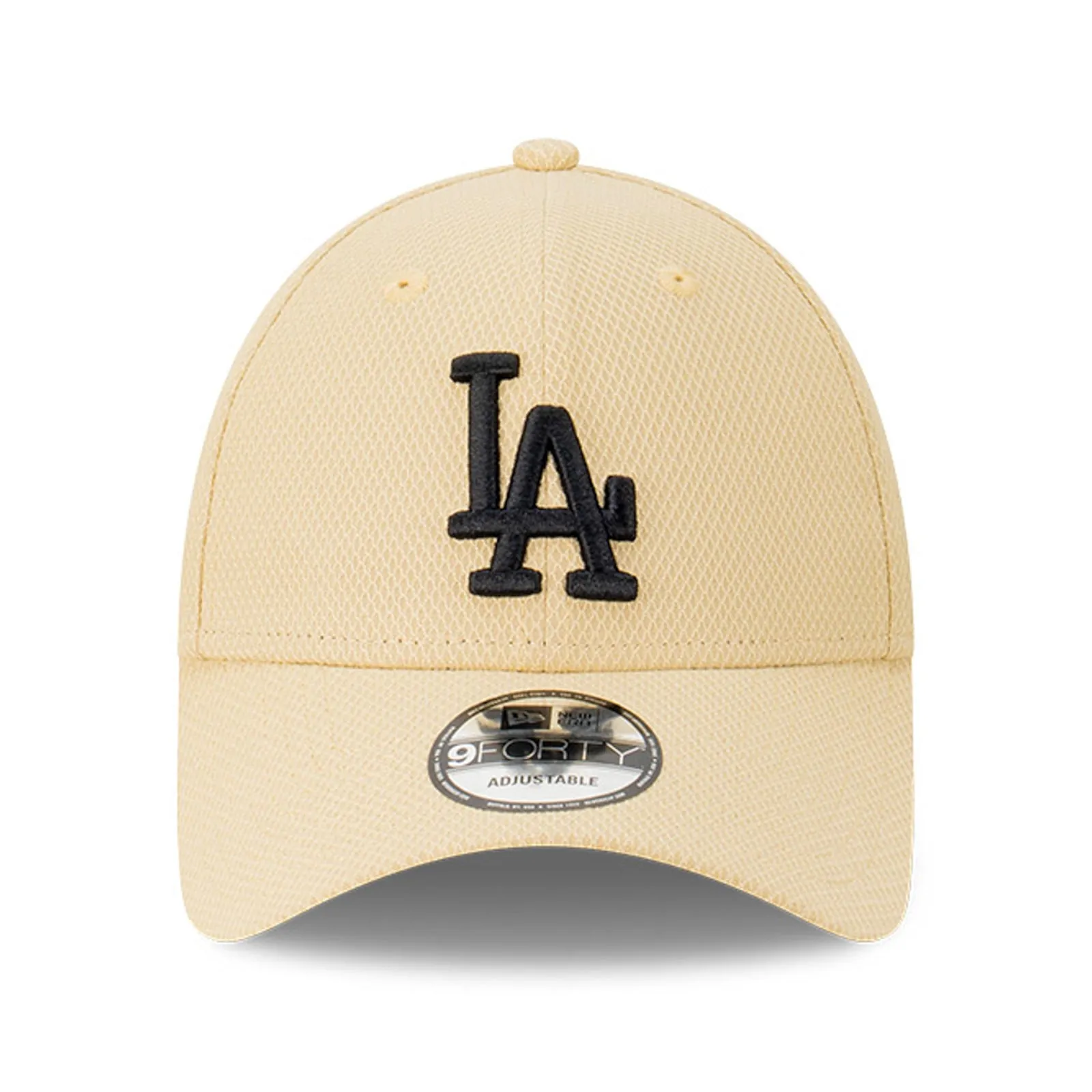 Angeles Dodgers Cap 9FORTY Cloth Strap - Khaki MLB Baseball by New Era