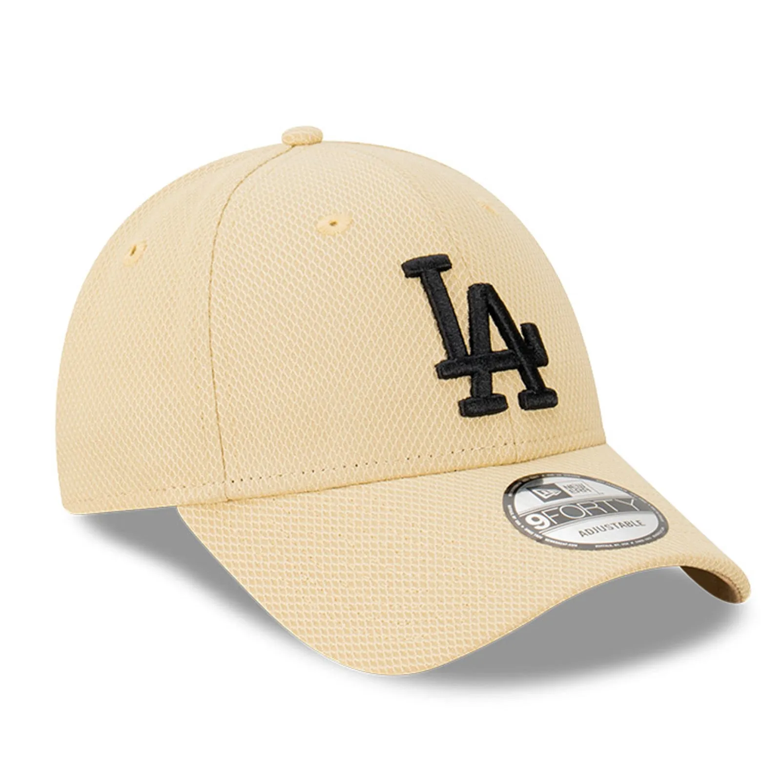 Angeles Dodgers Cap 9FORTY Cloth Strap - Khaki MLB Baseball by New Era