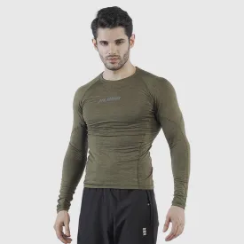 Armour Compression LongSleeves Tee (MLNG-Olive)