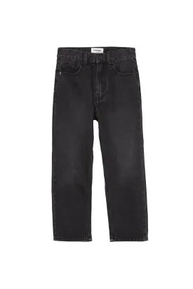 AUSTIN Black Denim - 5-Pocket Loose Fit Jeans