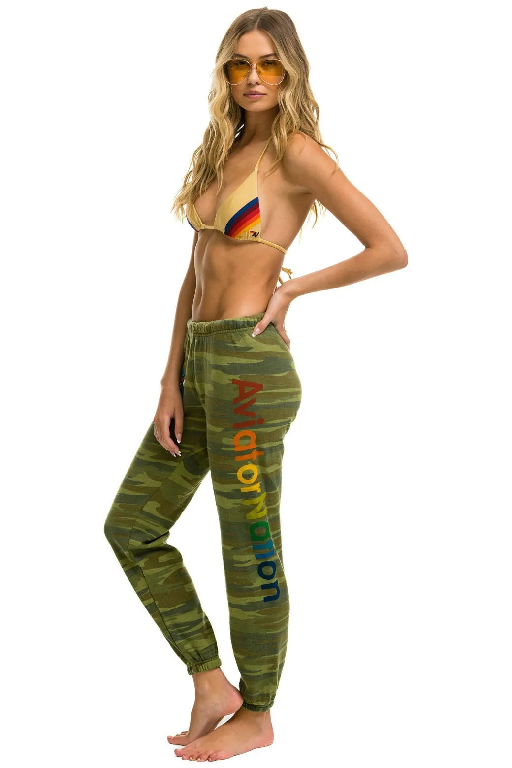 AVIATOR NATION LA JOLLA SWEATPANTS - CAMO