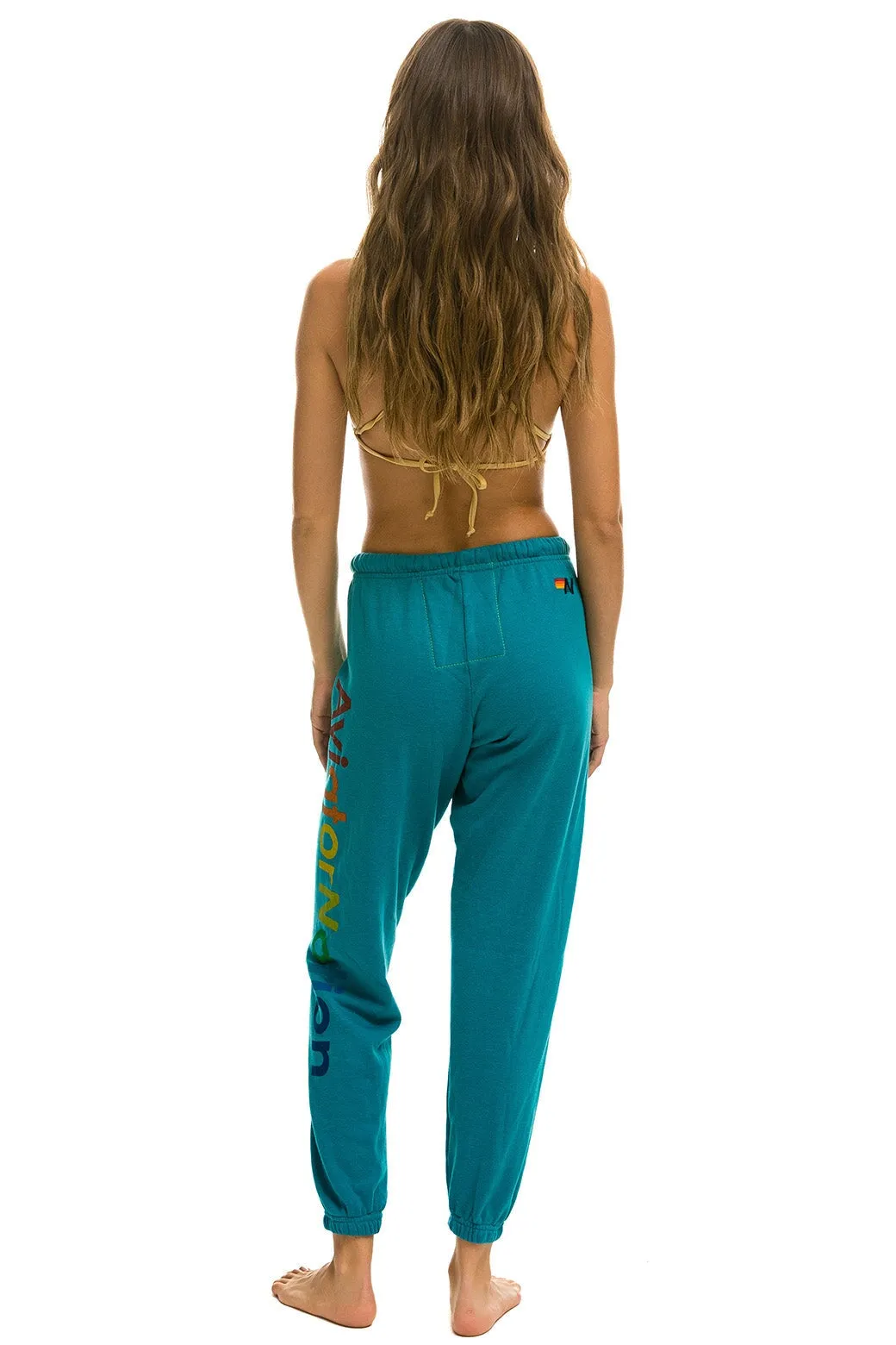 AVIATOR NATION MANHATTAN BEACH SWEATPANTS - TEAL