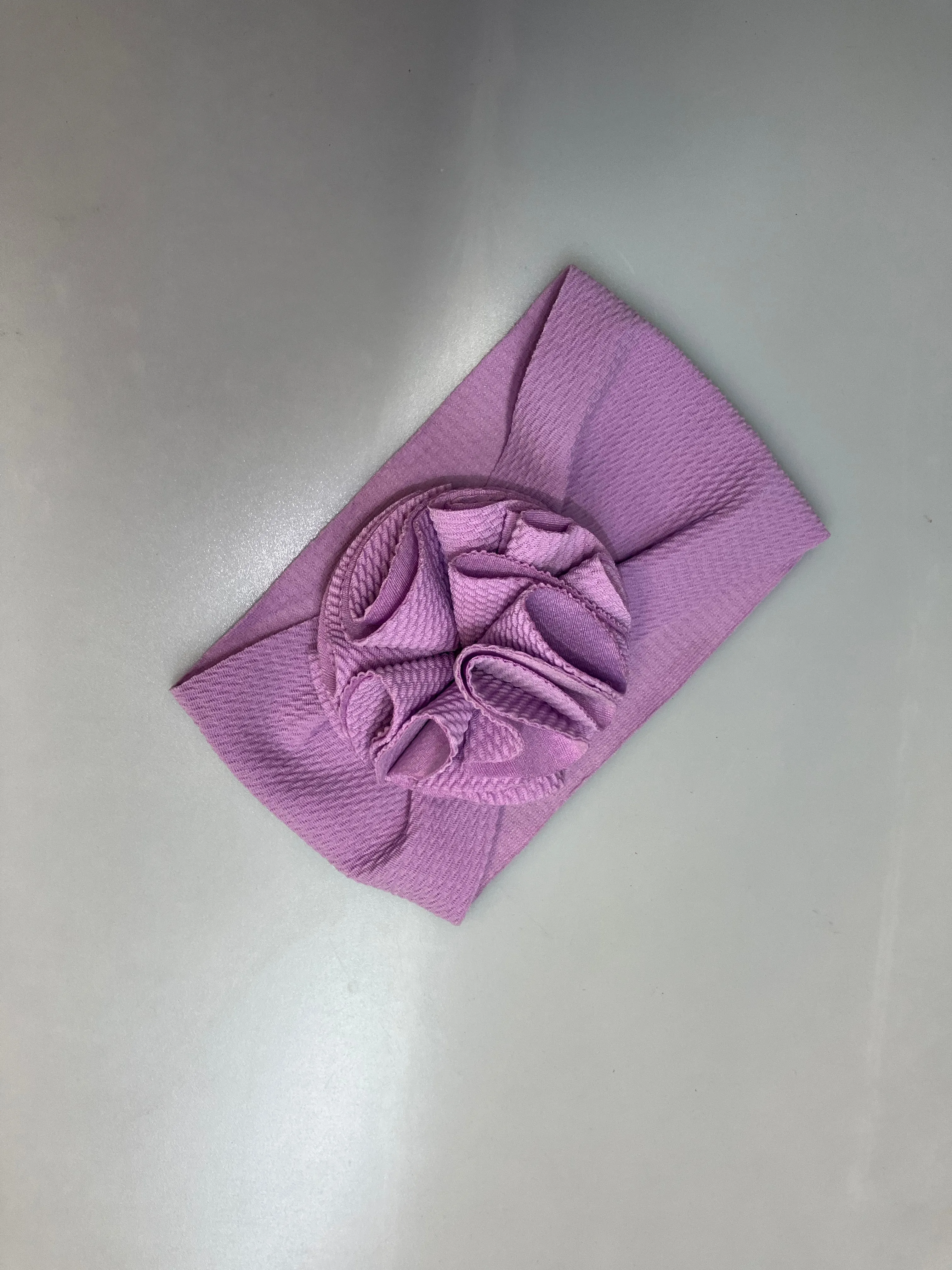 Baby Bow knit Head Band Hair Wrap Flower Multicolor