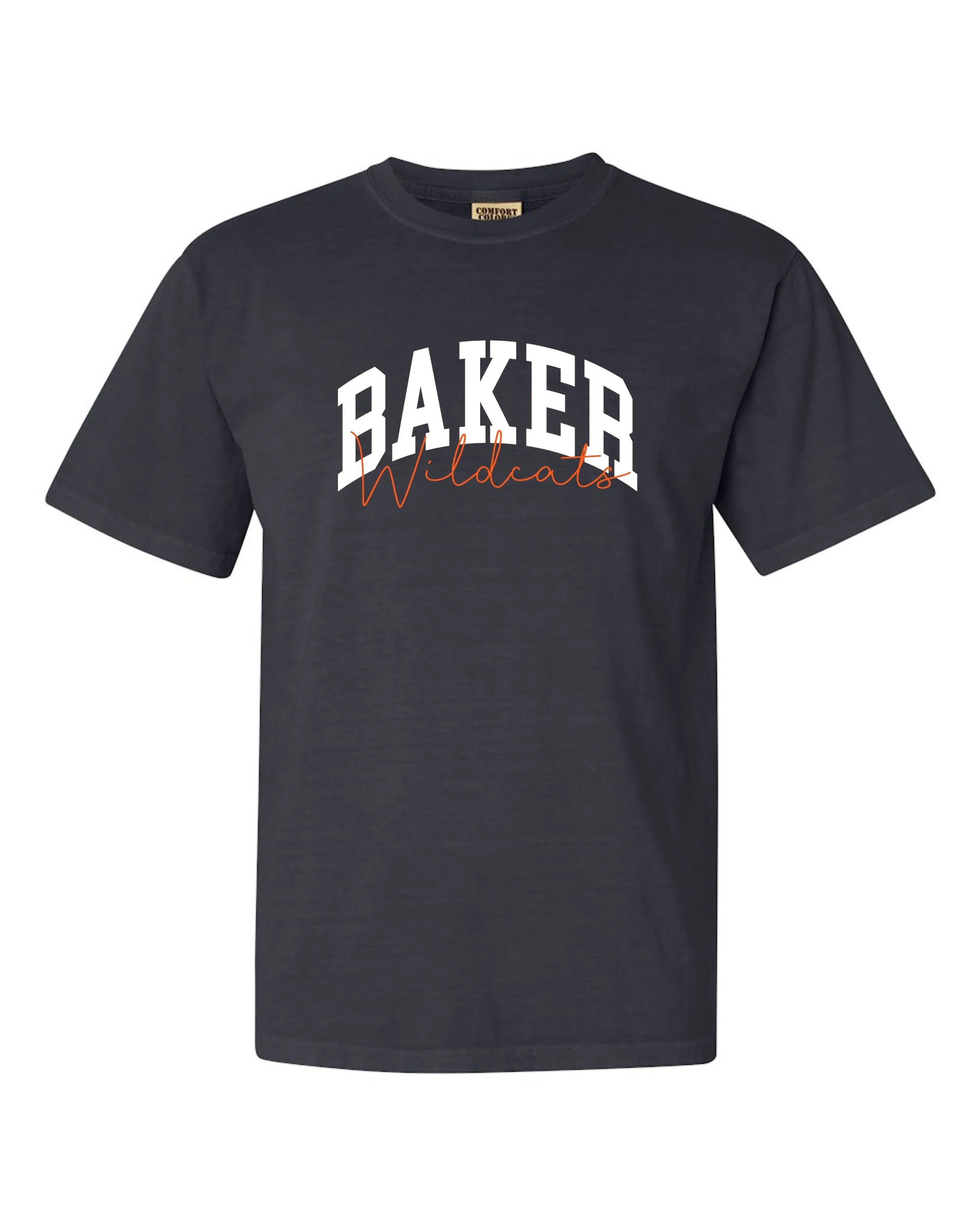 Baker Wildcats Comfort Colors Jackie Tee