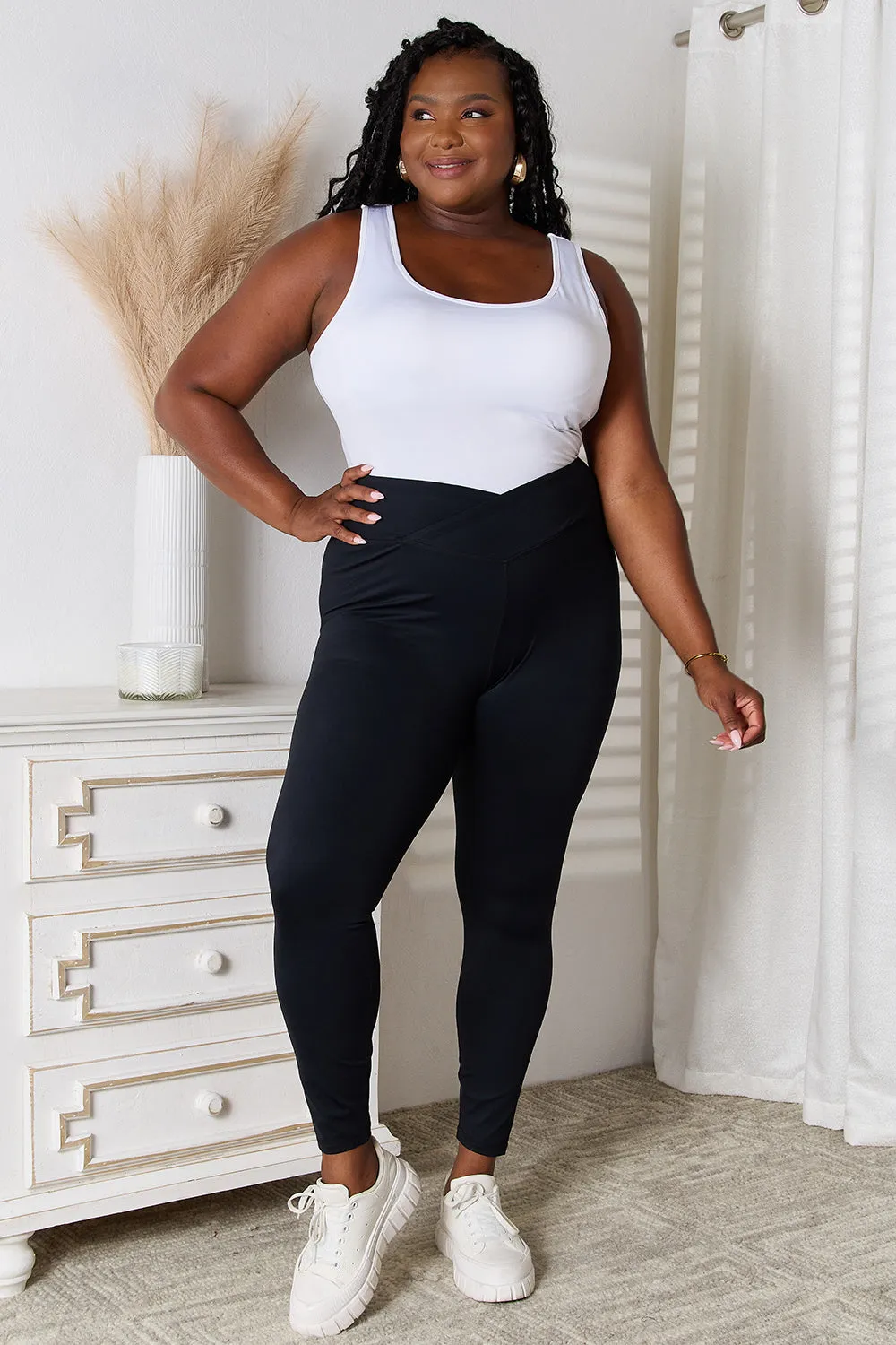 Basic Bae V-Waistband Sports Leggings