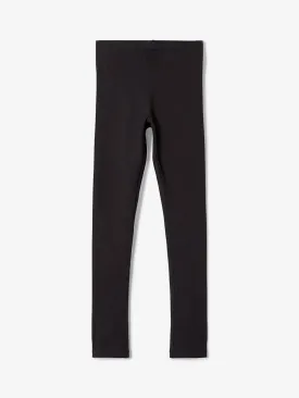 Basic leggings i bomuld - Sort