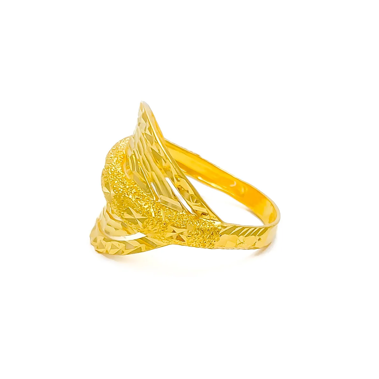 Beautiful Elevated 22k Gold Ring