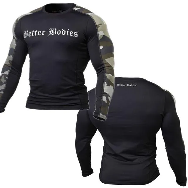 Better Bodies Flex Tight L-S - Black-Camo