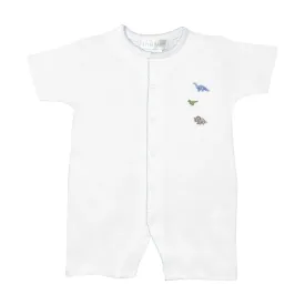 Big Dinos Embroidery Romper | Baby Boy