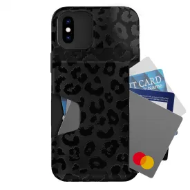 Black Leopard iPhone Wallet Case