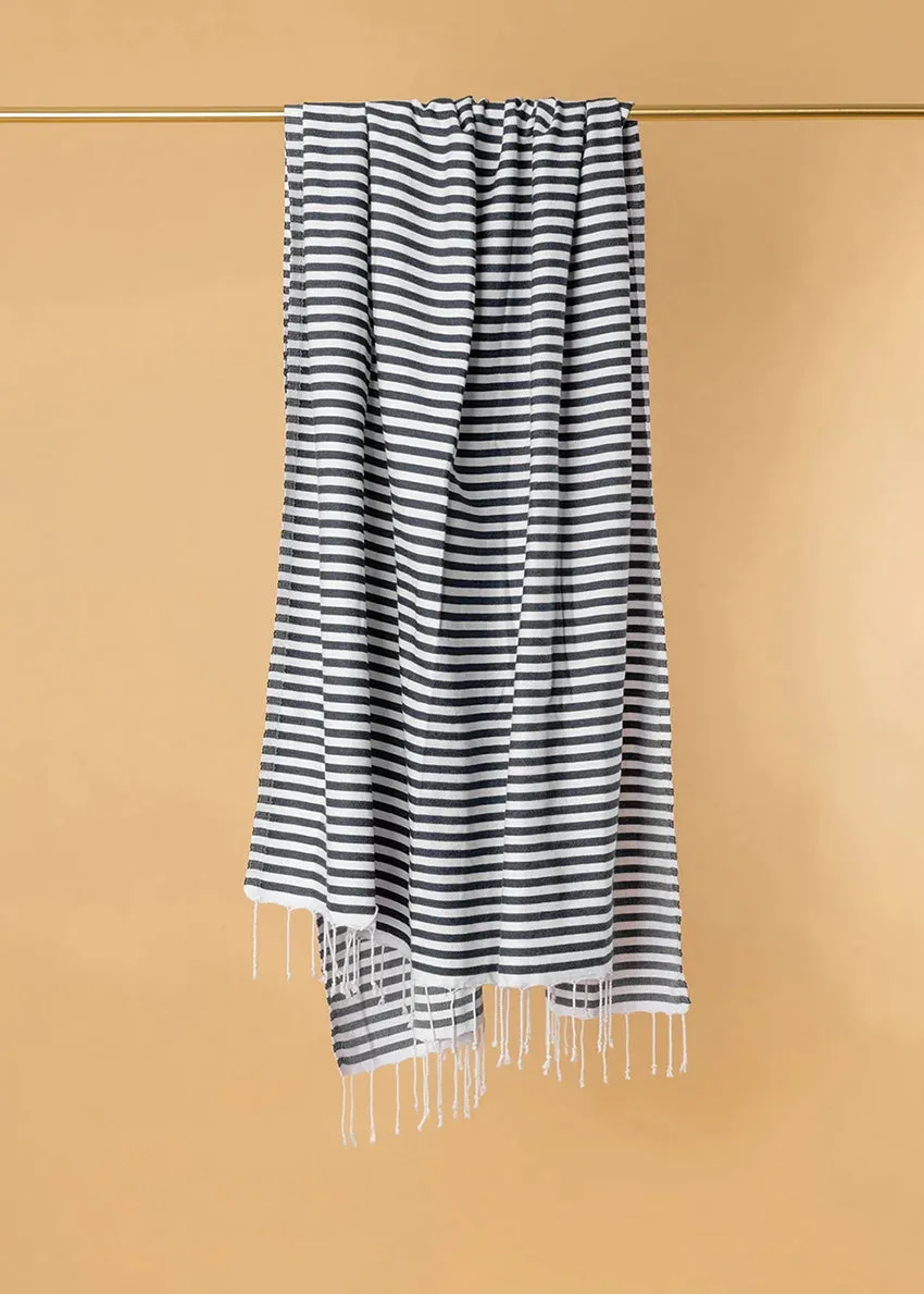 Black Stripes Towel