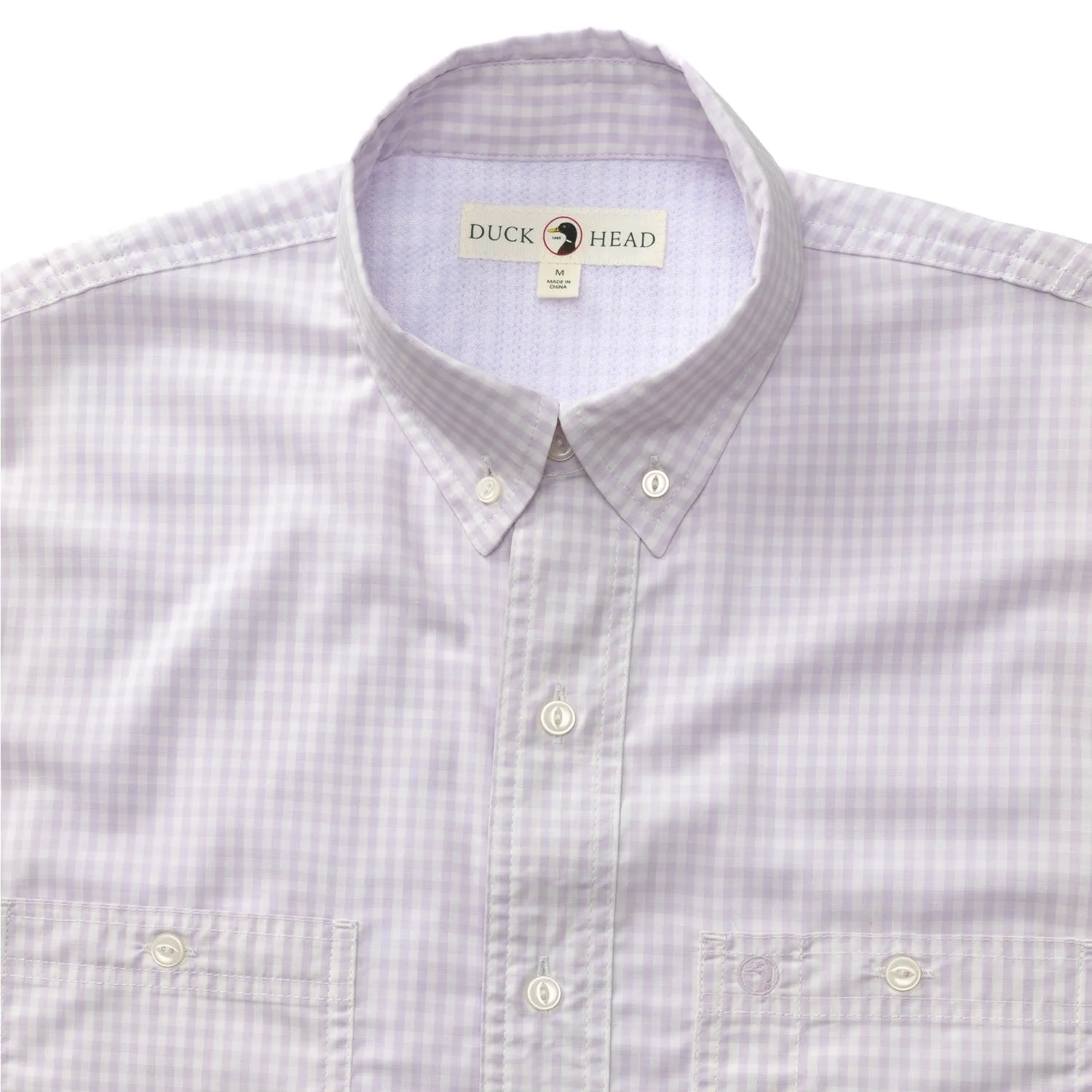 Bryson Gingham Performance Poplin Guide Shirt