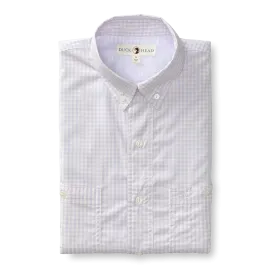 Bryson Gingham Performance Poplin Guide Shirt