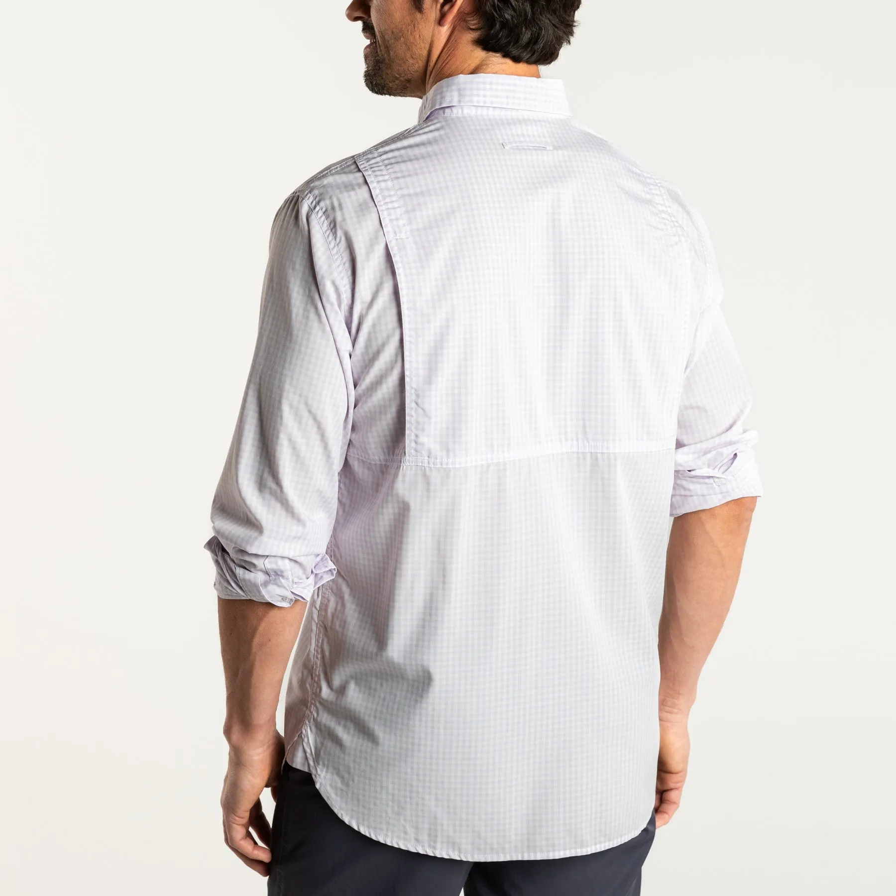 Bryson Gingham Performance Poplin Guide Shirt