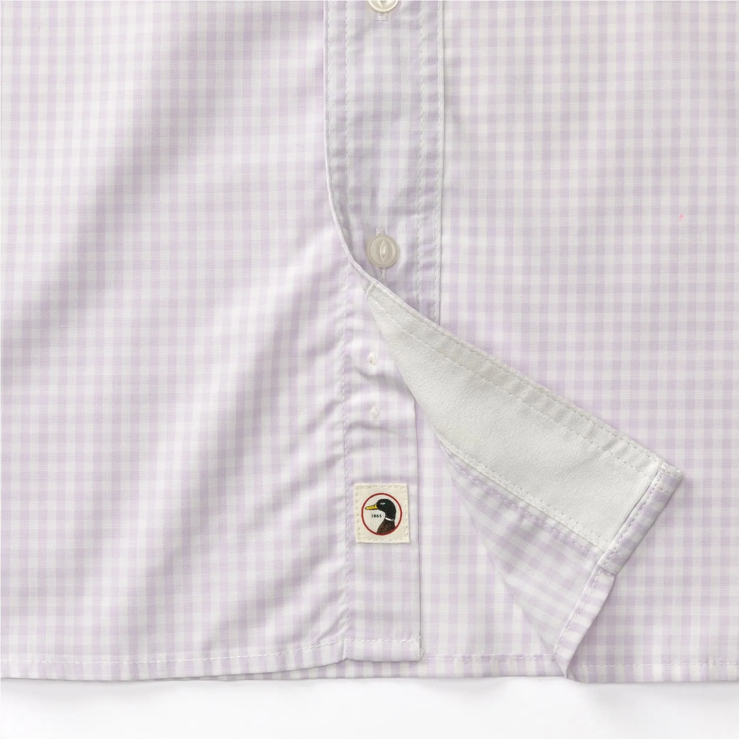 Bryson Gingham Performance Poplin Guide Shirt