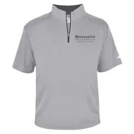 BU Admissions Quarter Zip Tshirt - Title Logo