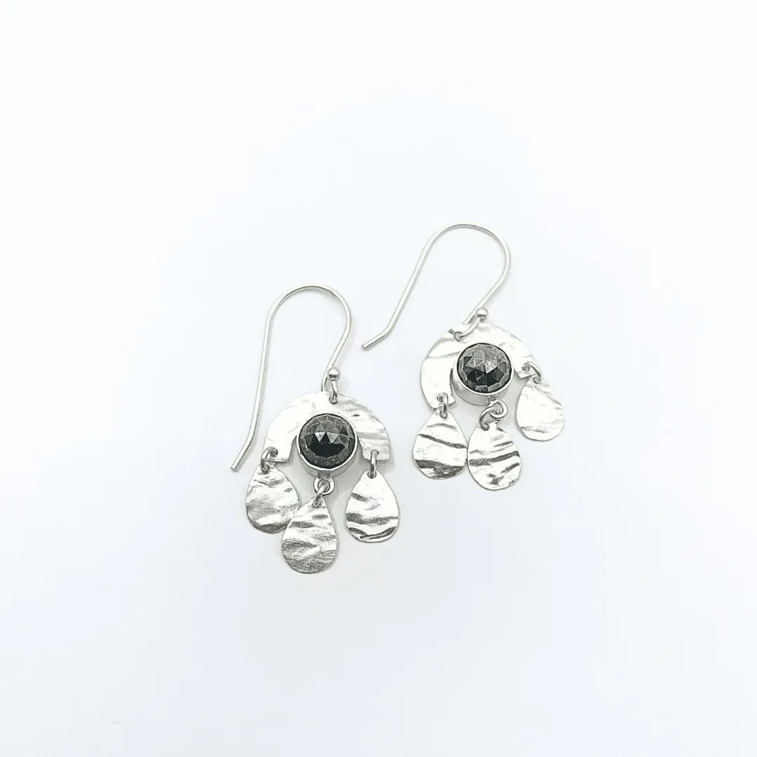 Cabo Dream Pyrite Earring in Sterling Silver