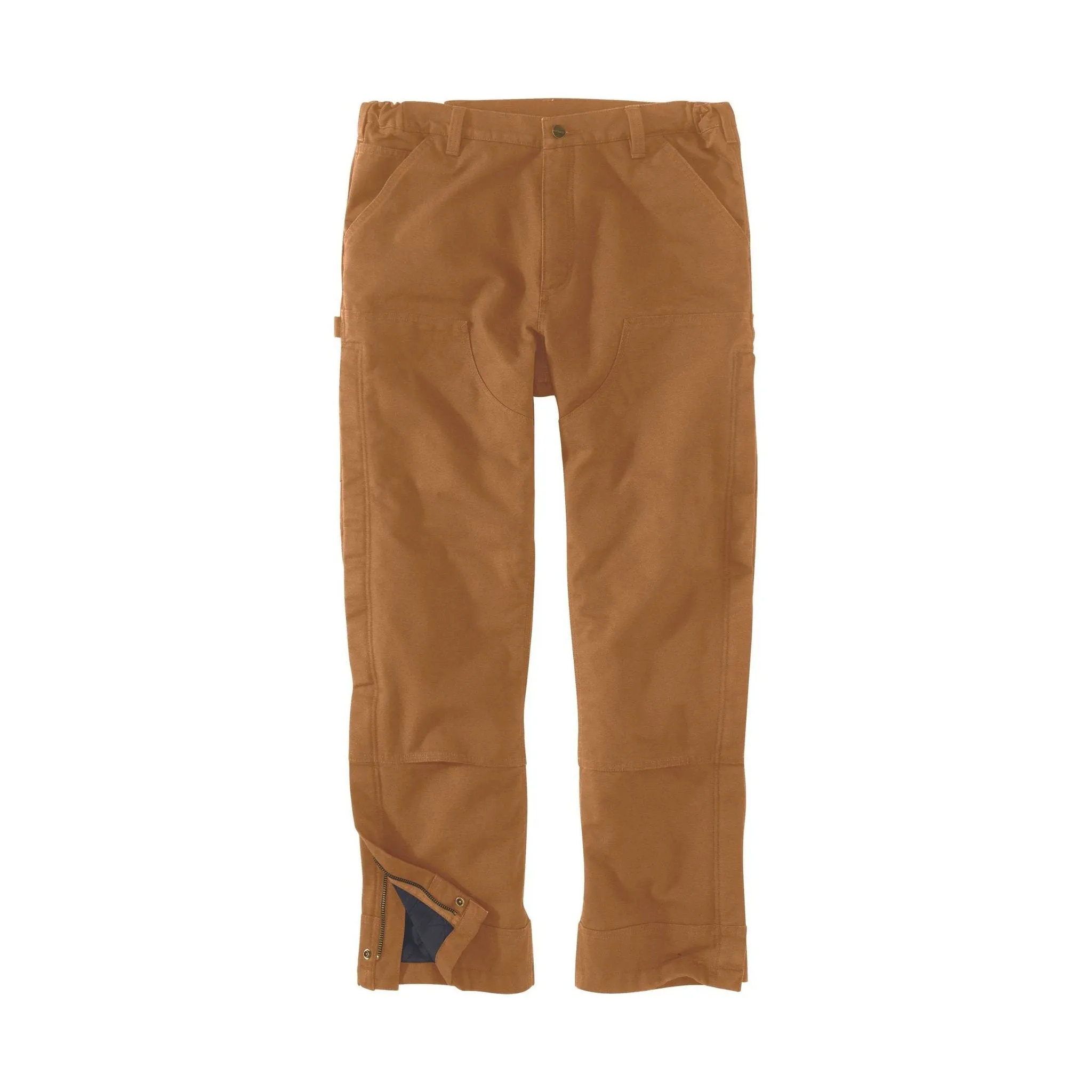 Carhartt Men's Loose Fit Washed Duck Insulated Pant - Brown