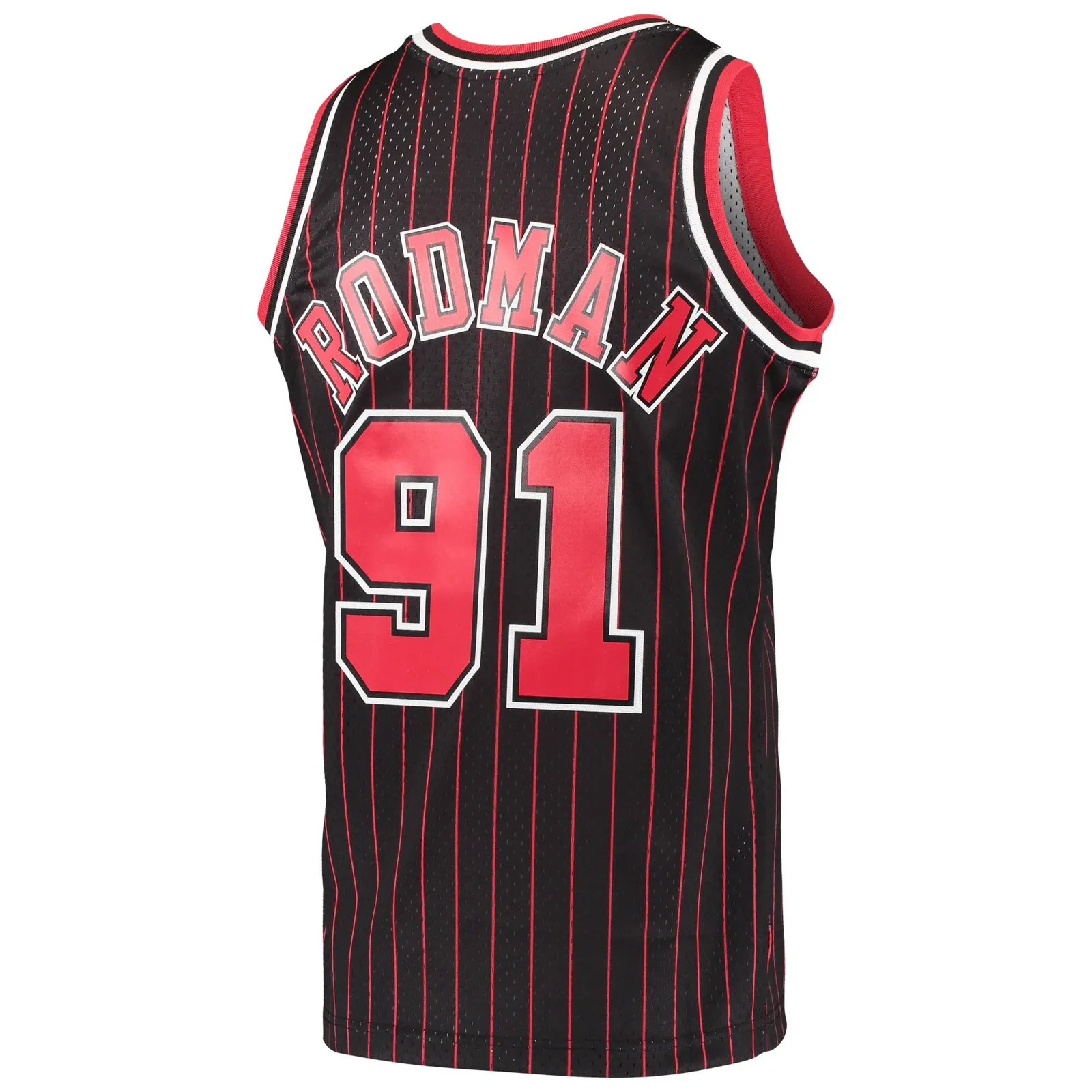 Chicago Bulls 91 Dennis Rodman 1995-96 Hardwood Classics Swingman Alternate Jersey by Mitchell & Ness