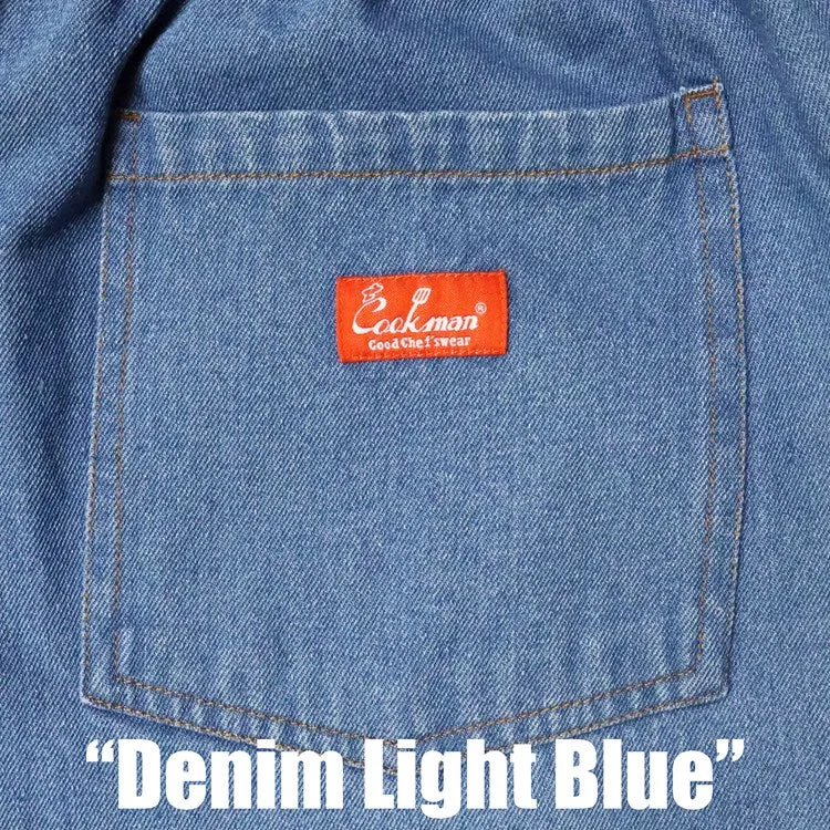 Cookman Chef Pants - Denim : Light Blue