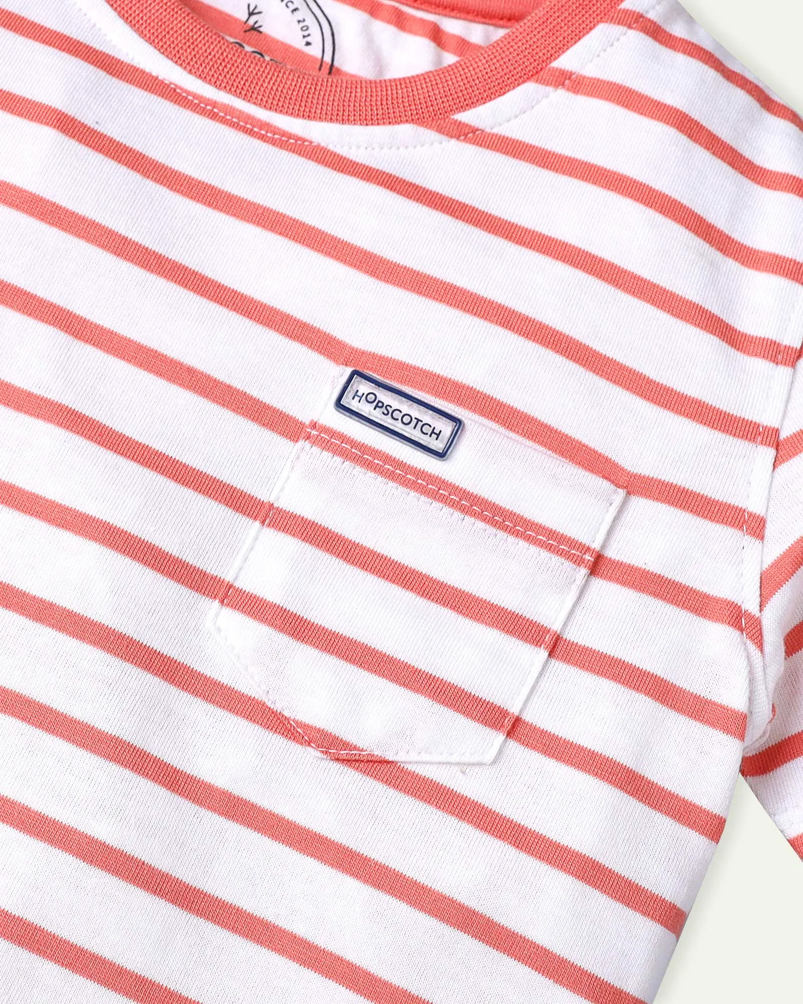 Coral Stripes T-Shirt