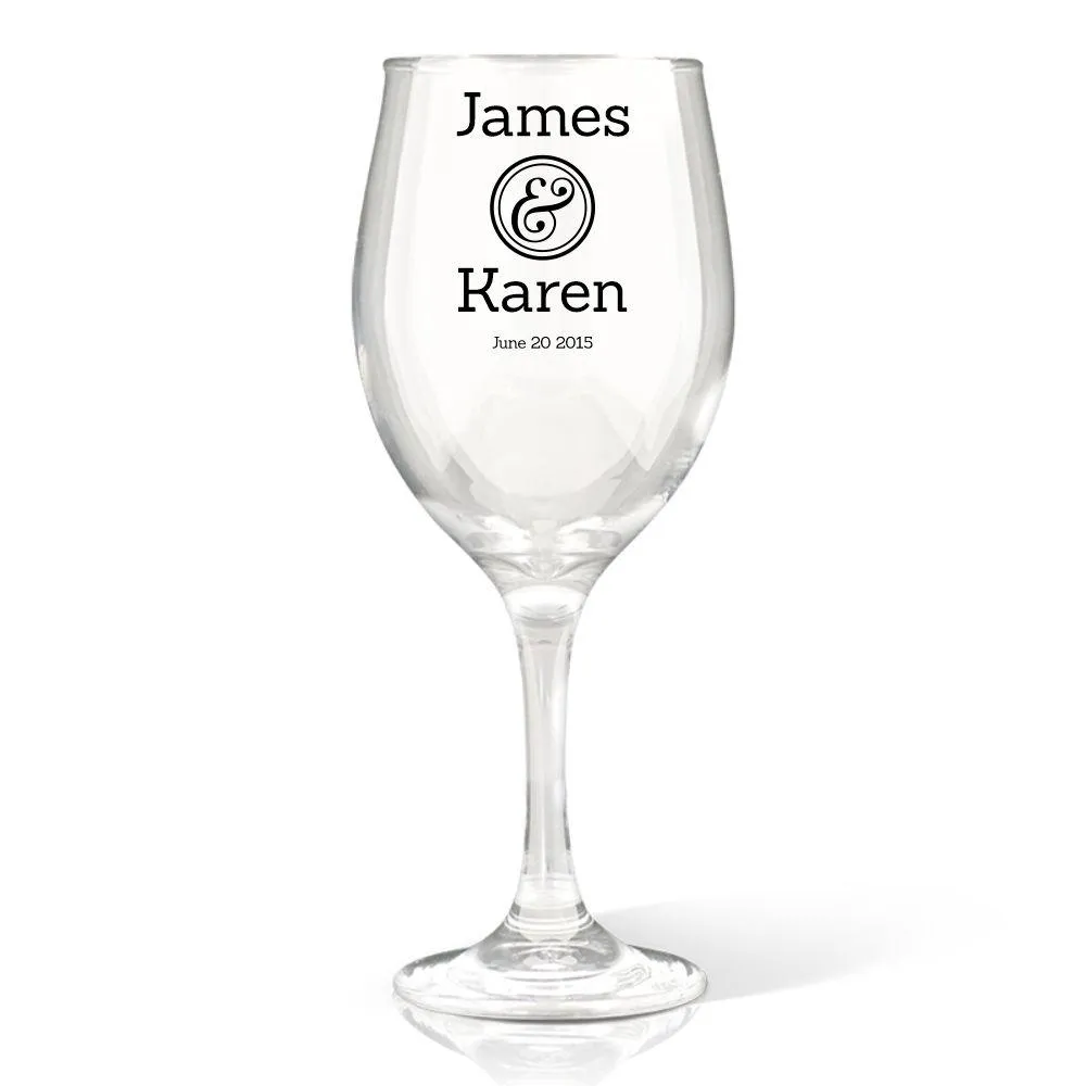 Couple Design Wine Glass