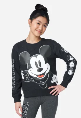 Disney® Mickey Graphic Crewneck Sweatshirt