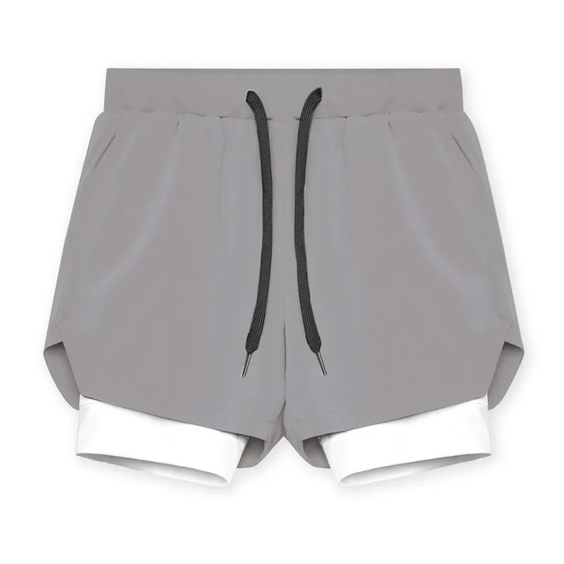 ESSENTIAL QUICK DRY POCKET 2 IN 1 7'' INSEAM ACTIVE SHORTS