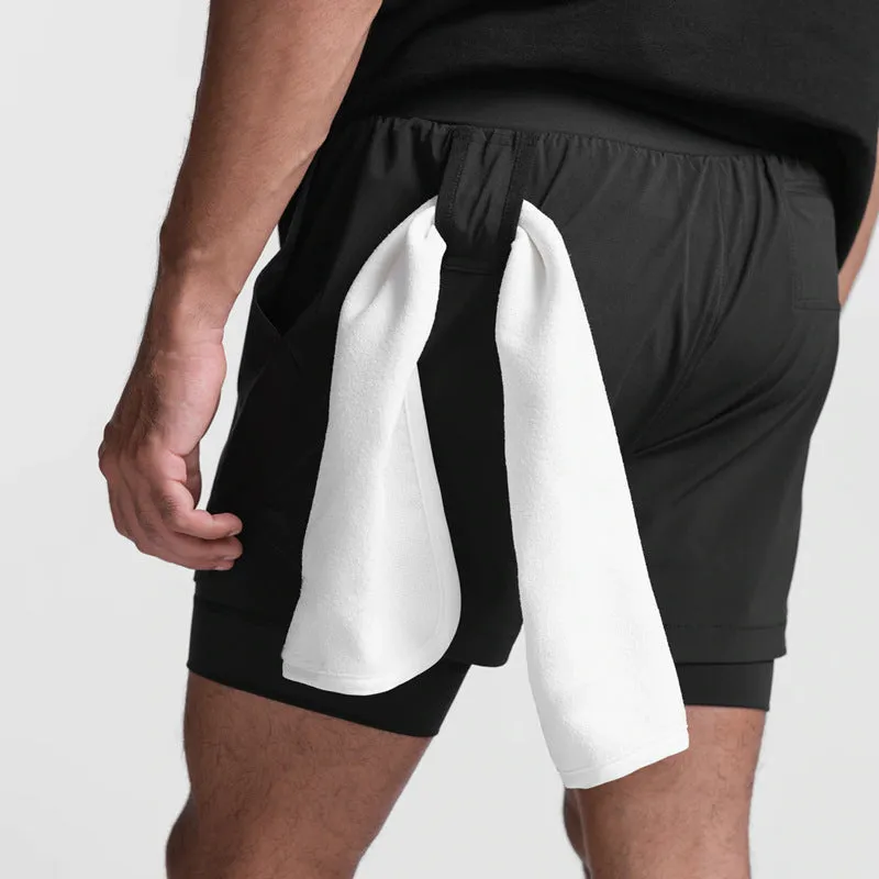 ESSENTIAL QUICK DRY POCKET 2 IN 1 7'' INSEAM ACTIVE SHORTS