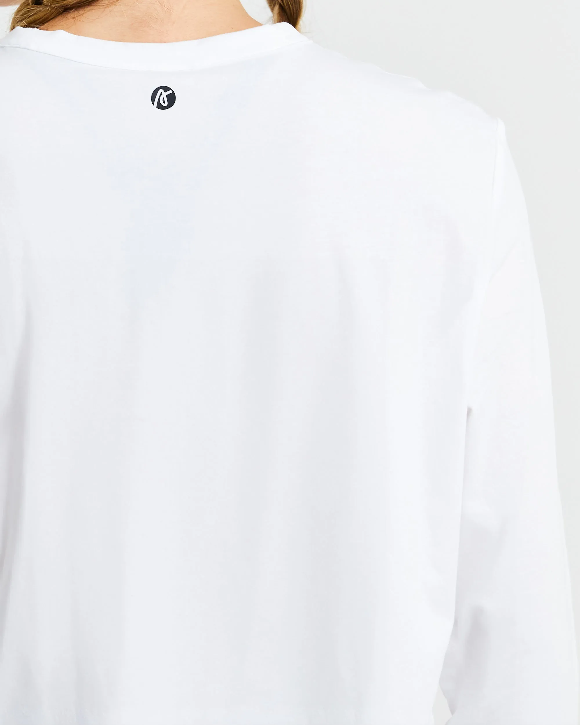 Everyday Relaxed Long Sleeve T Shirt - White