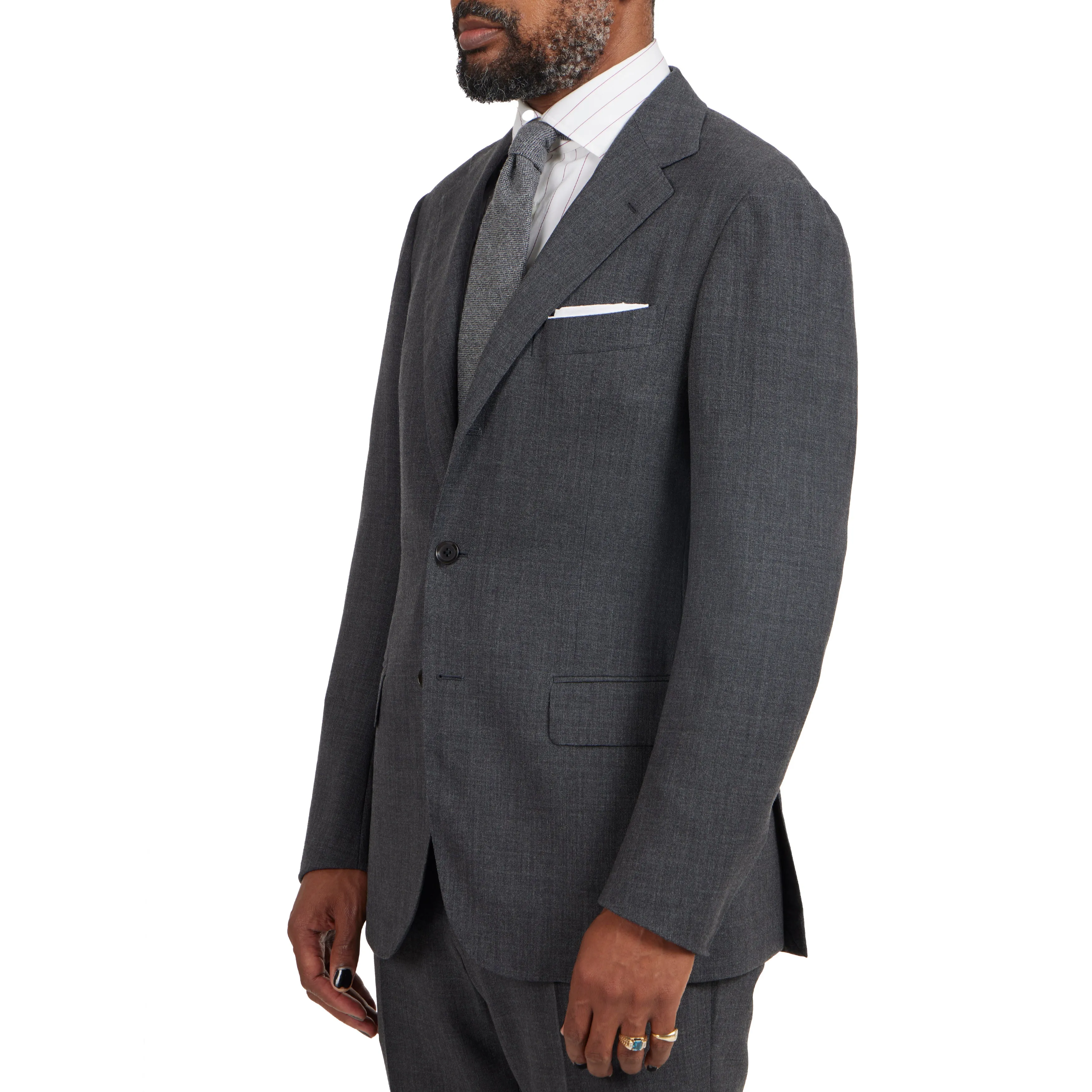 First Class High-twist Wool Model 3A Suit