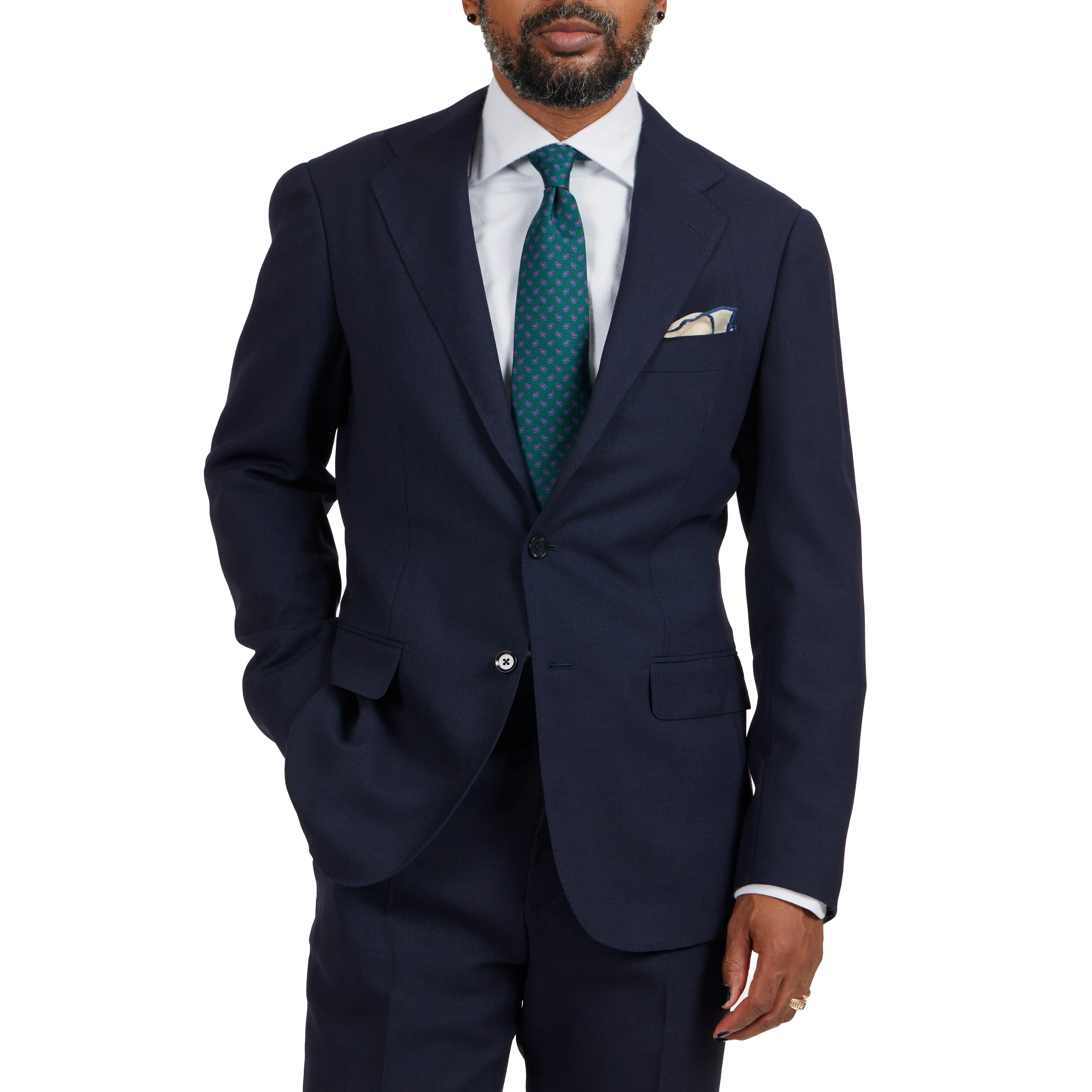 First Class High-twist Wool Model 3A Suit