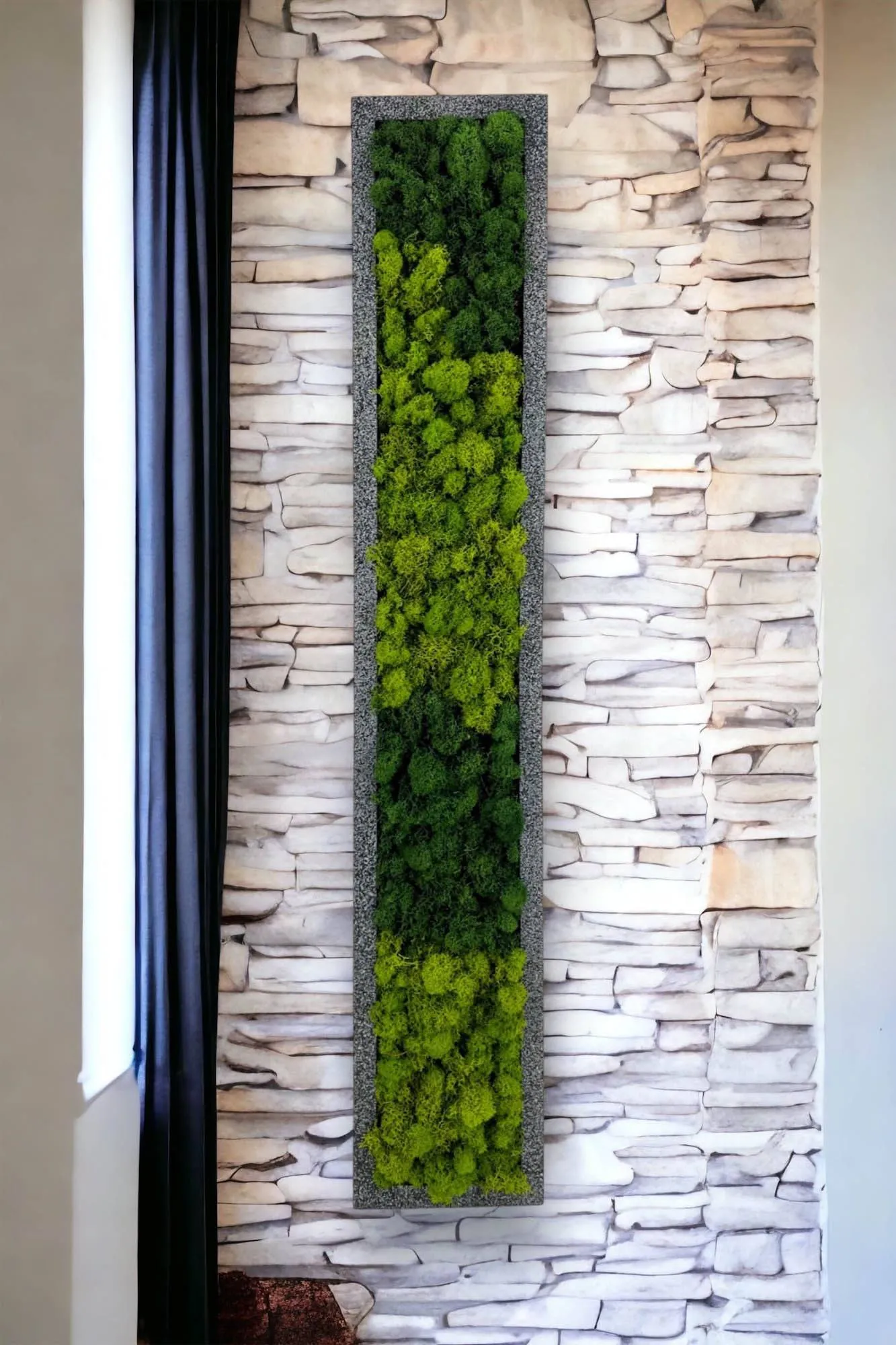 Framed Moss Wall Art Strips