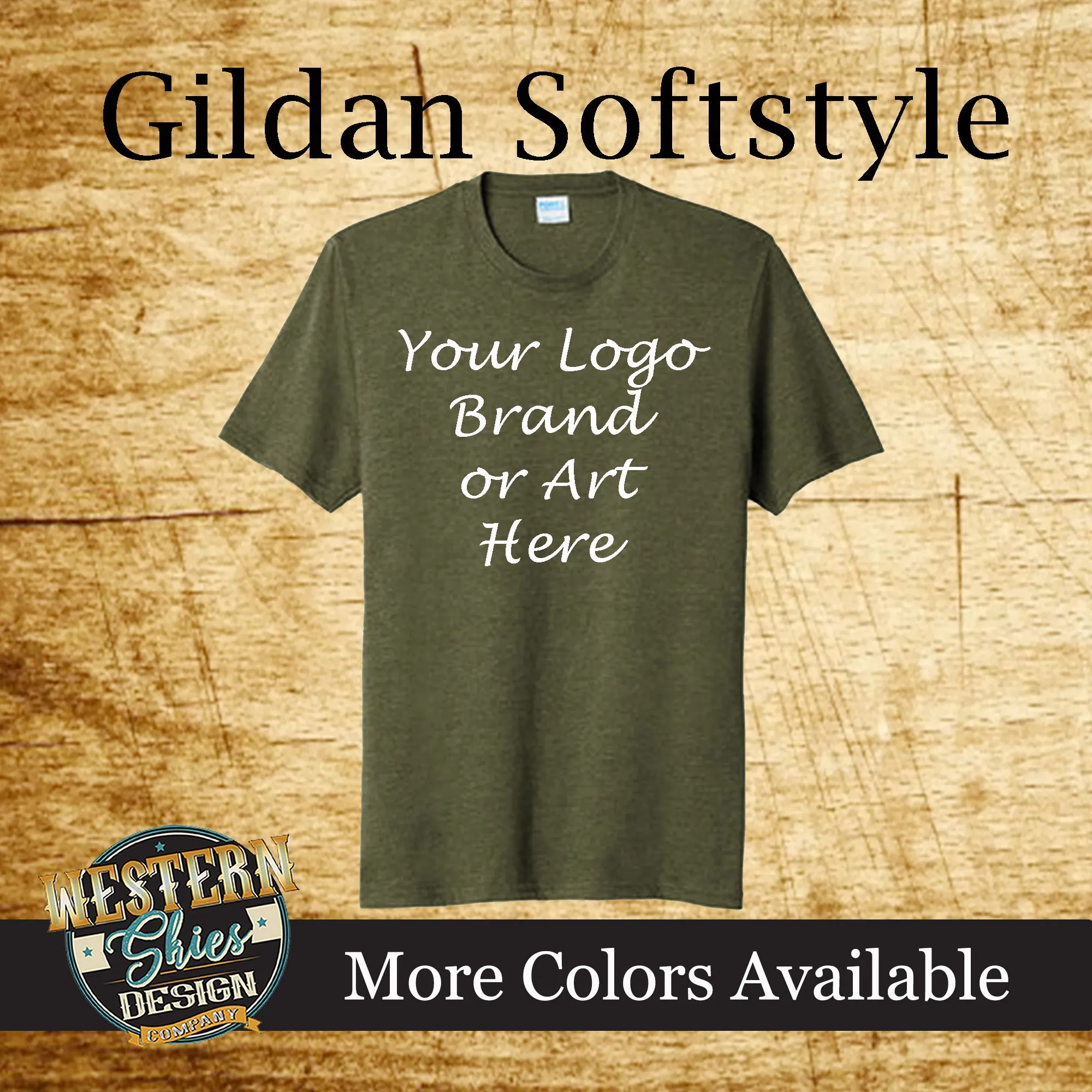 Gildan Softstyle Short Sleeve Tee Shirt Custom Logo